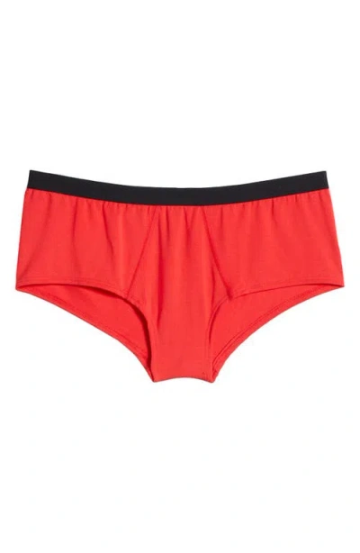 Meundies Cheeky Briefs In Tomato