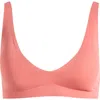 Meundies Dreamseam Plunge Bralette In Dusty Cedar