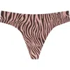 Meundies Dreamseam Thong In Animal Print