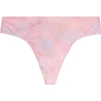 Meundies Dreamseam Thong In Silver