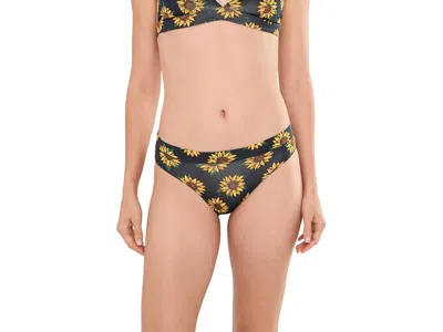 Meundies Feel Free Bikini Women's Lingerie Here Comes The Sunflowers: Md, Elastane/modal