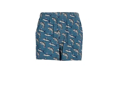 Meundies Feel Free Boxers In Blue
