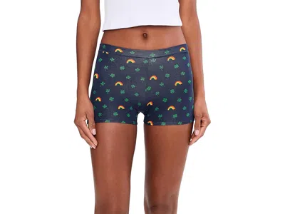 Meundies Feel Free Boyshorts In Blue