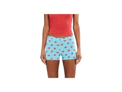 Meundies Feel Free Boyshorts In Blue