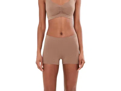 Meundies Feel Free Boyshorts Women's Underwear Cocoa: Xl In Brown