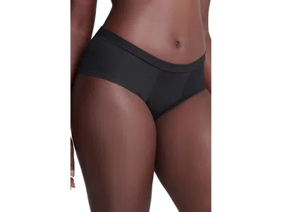 Meundies Feel Free Cheeky Brief Women's Lingerie Black: Sm, Elastane