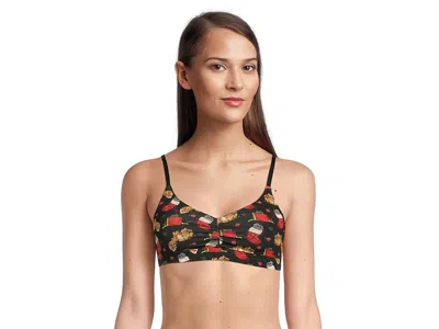 Meundies Feel Free Ruched Bralette In Multi