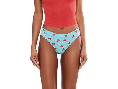 Meundies Feel Free Thong In Blue