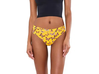 Meundies Feel Free Thong Women's Lingerie Pretty Fly: Lg In Multi