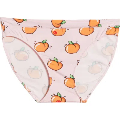 Meundies Feelfree Bikini In Kiss My Peach
