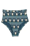 Meundies Feelfree High Waist Briefs In Penguin Sweater