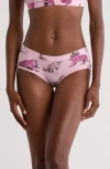 Meundies Feelfree Hipster Briefs In Pink