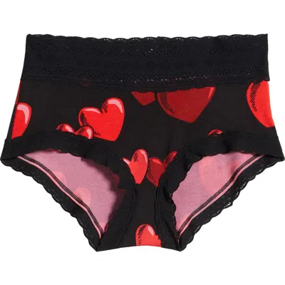Meundies Feelfree Hipster Briefs In Floating Hearts