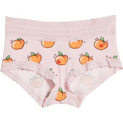 Meundies Feelfree Hipster Briefs In Kiss My Peach