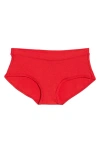 Meundies Feelfree Hipster Briefs In Tomato
