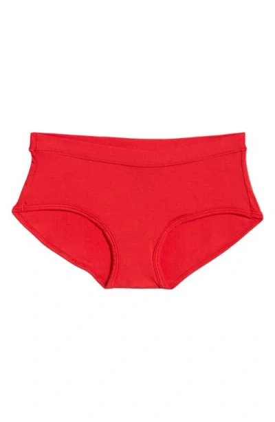 Meundies Feelfree Hipster Briefs In Tomato