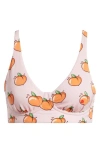 Meundies Feelfree Longline Bralette In Kiss My Peach