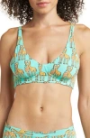 Meundies Feelfree Longline Bralette In Necking