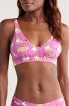 Meundies Feelfree Longline Bralette In Sploot