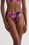 Meundies Feelfree Thong In Black