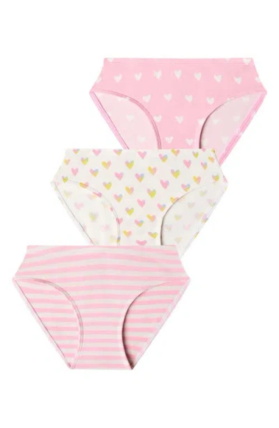 Meundies Kids' Feelfree Assorted 3-pack Bikini Briefs In Multi