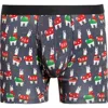 Meundies Stretch Boxer Briefs In Black