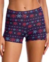 Meundies Ultramodal Feelfree Boyshorts In Blue