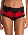 Meundies Ultramodal Lace Hipster Brief In Red