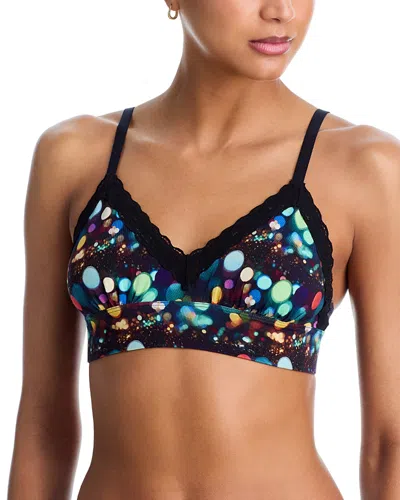 Meundies Ultramodal Lace Plunge Bralette In Multi