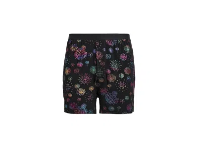 Meundies Ultramodaltm Core Boxers Men's Underwear Confetti Sky: Xl In Black