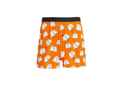 Meundies Ultramodaltm Core Boxers Men's Underwear My Boo: Xl, Elastane/modal In Orange