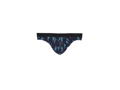 Meundies Ultramodaltm Core Pouch Front Thong In Blue