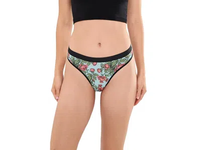 Meundies Ultramodaltm Core Thong Women's Underwear Peonies: Xs In Multi