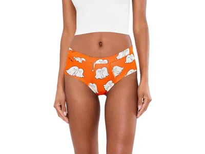 Meundies Ultramodaltm Feelfree Cheeky Briefs Women's Lingerie My Boo: Md In Orange