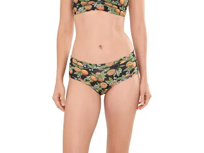 Meundies Ultramodaltm Feelfree Hipster Women's Lingerie Tangerine Dreams: Md, Elastane/synthetic In Green