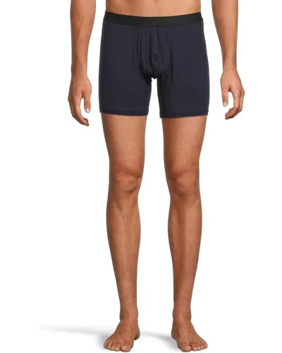 Meundies Underwear Mens Sapphire Stretch Elastic Waist Boxer Brief Gbo512 In Blue