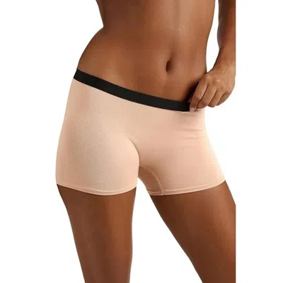 Meundies Women's  Underwear Sand Dune Stretch Elastic Waist Boyshorts Ddr2667 In Neutral