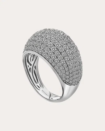 Mevaris Women's 18k White Gold Moon Glow Epic Ring In Silver
