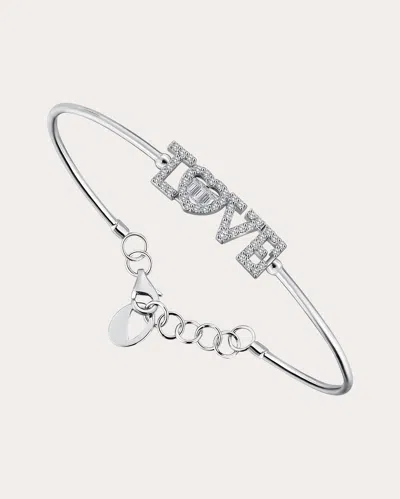 Mevaris Women's Love Cuff Bracelet In Metallic