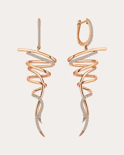 Mevaris Women's Spire Drop Earrings In Gold