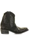 Mexicana 40mm Embroidered Leather Cowboy Boots In Multi