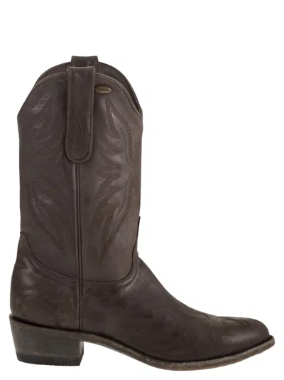 Mexicana Stivale Aguila Mex 10 Chocolate In Brown