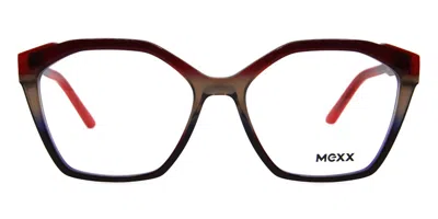 Mexx 2635 400 Occhiali Da Vista Rossi Per Donna (solo Montatura) In Burgundy