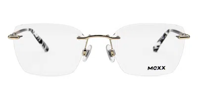 Mexx 2836 100 Women's Glasses Gold Size 53 - Free Lenses - Blue Light Block Available