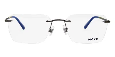 Mexx 2837 100 Men's Glasses Silver Size 55 - Free Lenses - Blue Light Block Available