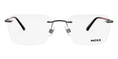 Mexx 2837 200 Men's Glasses Gunmetal Size 55 - Free Lenses - Blue Light Block Available In Gray