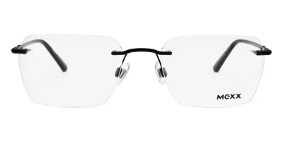 Mexx 2837 300 Men's Glasses Black Size 55 - Free Lenses - Blue Light Block Available In Metallic