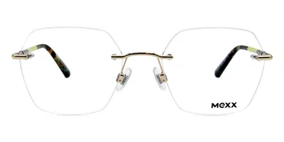 Mexx 2838 100 Women's Glasses Gold Size 53 - Free Lenses - Blue Light Block Available
