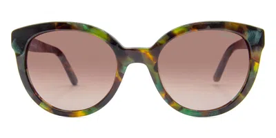 Mexx 6610 300 Women's Sunglasses Tortoiseshell Size 52 In Green