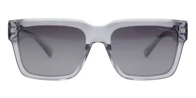 Mexx 6637 Polarized 201 Men's Sunglasses Clear Size 55 In Gray